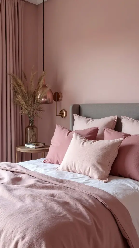 tonal pink bedroom sanctuary harmonious