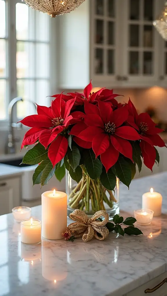 traditional botanical festive centerpiece