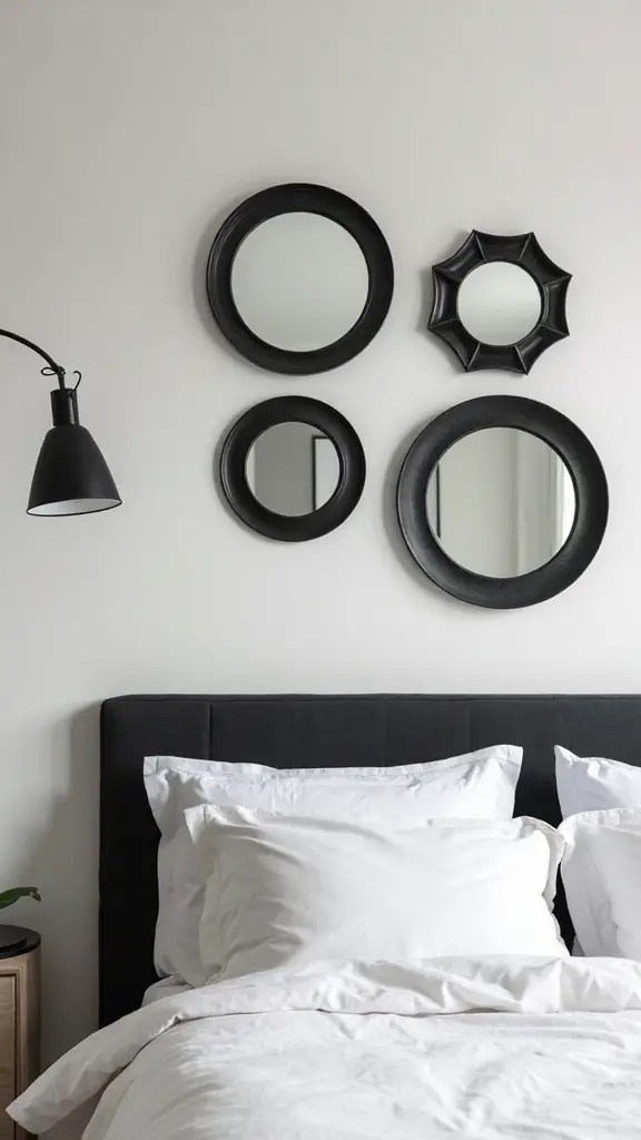 transformative decorative wall mirror installation