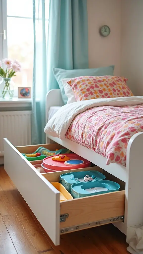 under bed storage maximizes space