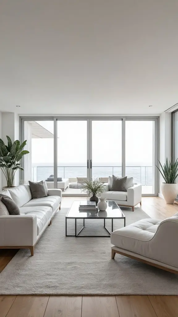 unobstructed open airy minimalist