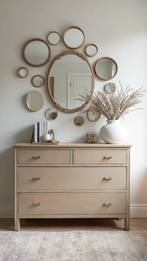 varied intentional illuminating mirror display
