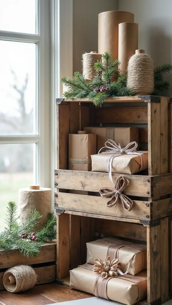 versatile farmhouse wrapping station