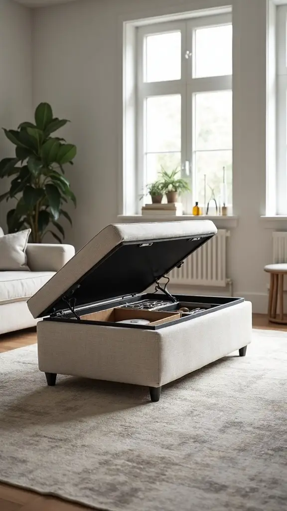 versatile seating with concealed storage
