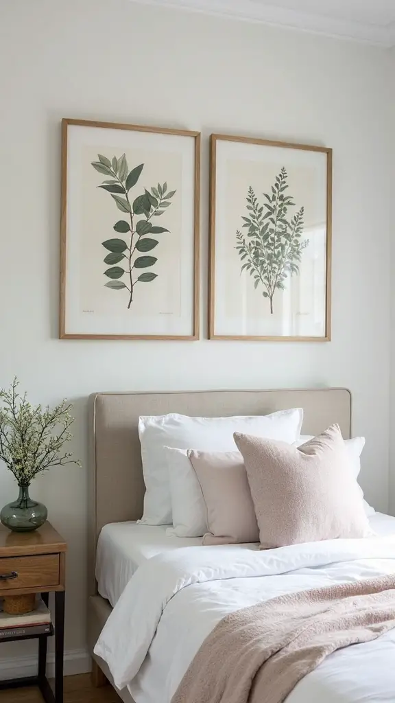 vertical space enhancing artwork placement