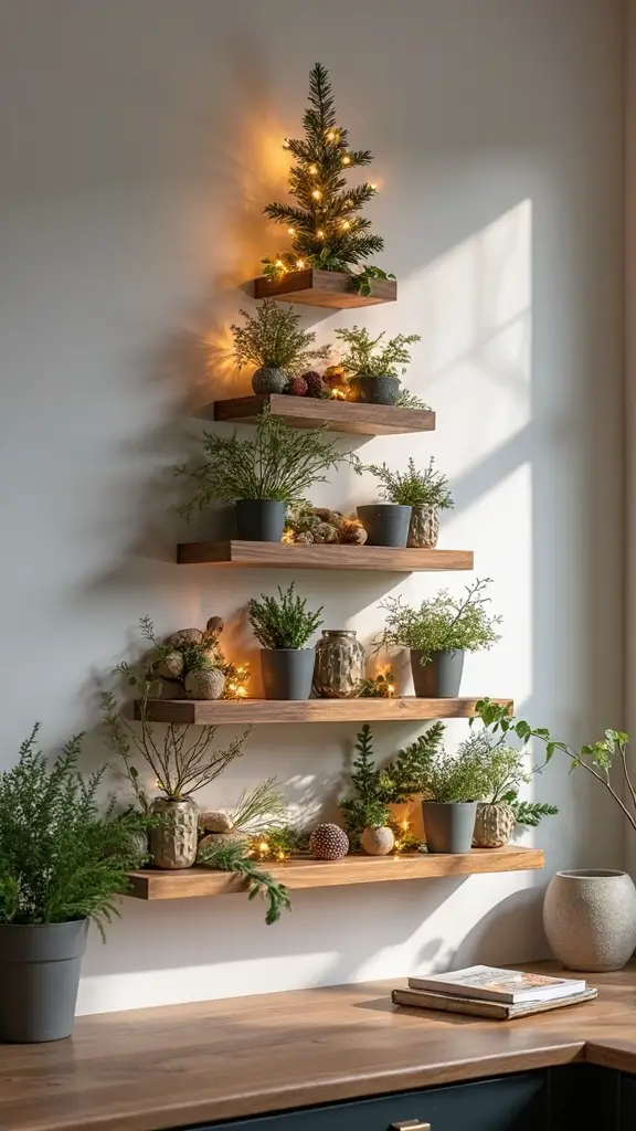 vertical space saving decorative functional