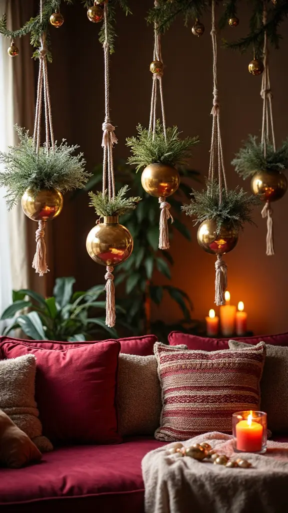 vintage brass boho accents