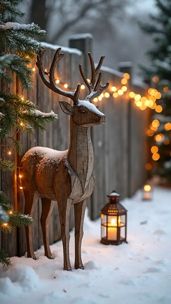 vintage holiday reindeer decor charm