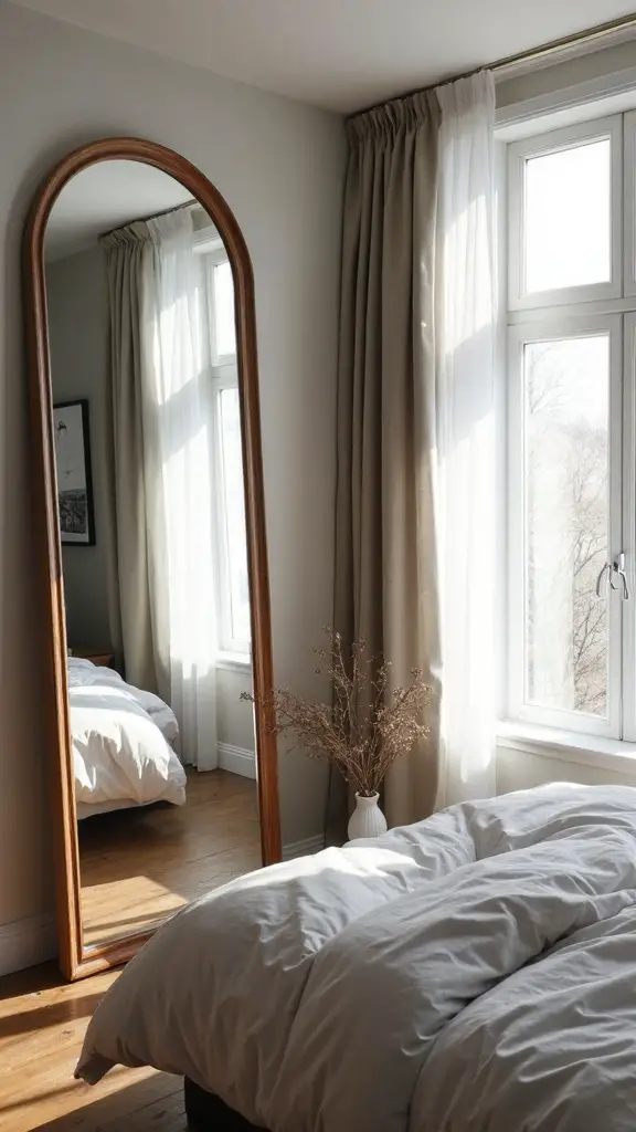 visual space expansion through mirrors