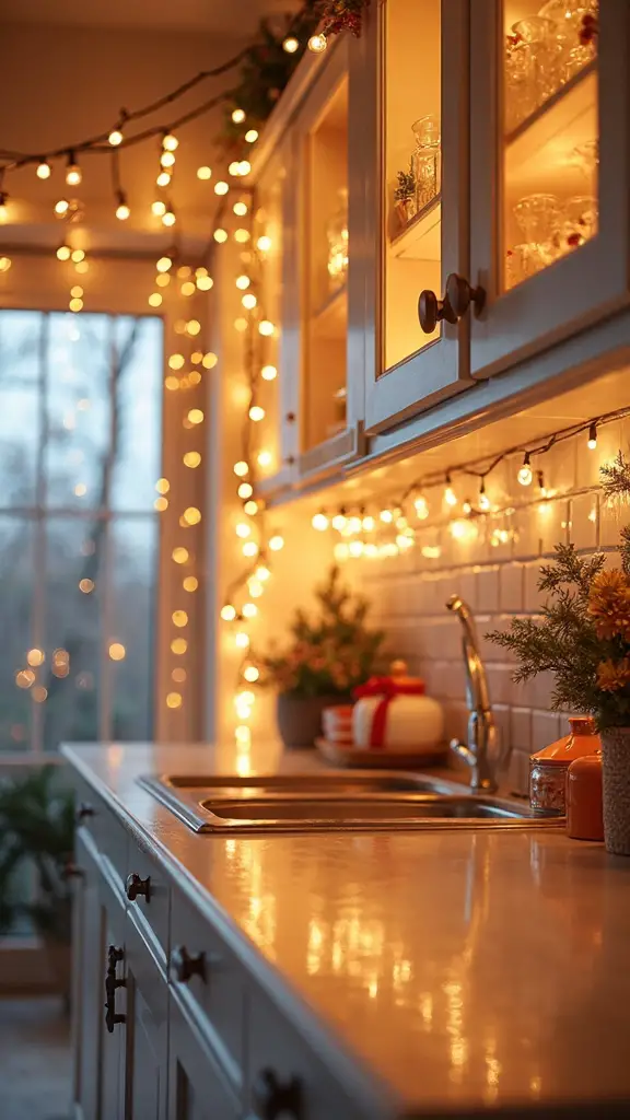 warm magical kitchen lighting d cor