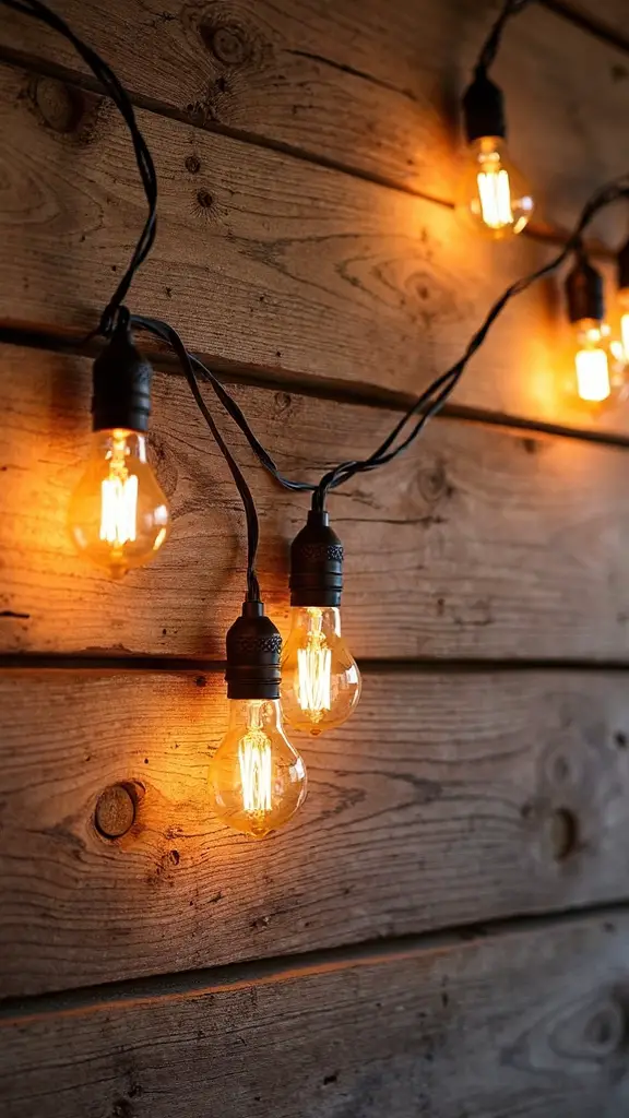 warm rustic textured illumination