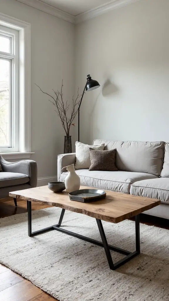 warm wood sleek metal sophistication