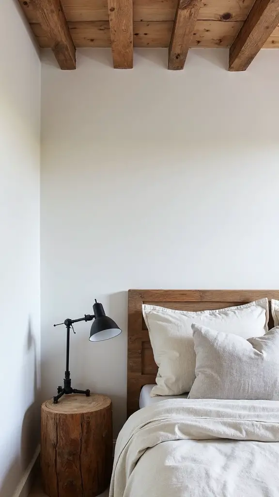 weathered wood adds warmth minimalism