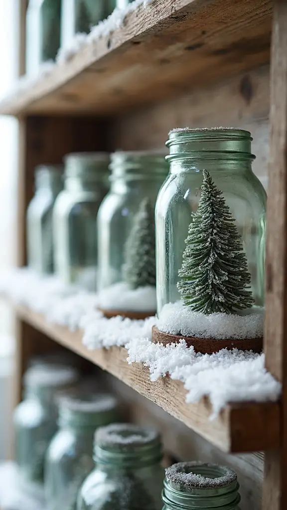 winter wonderland snow globes