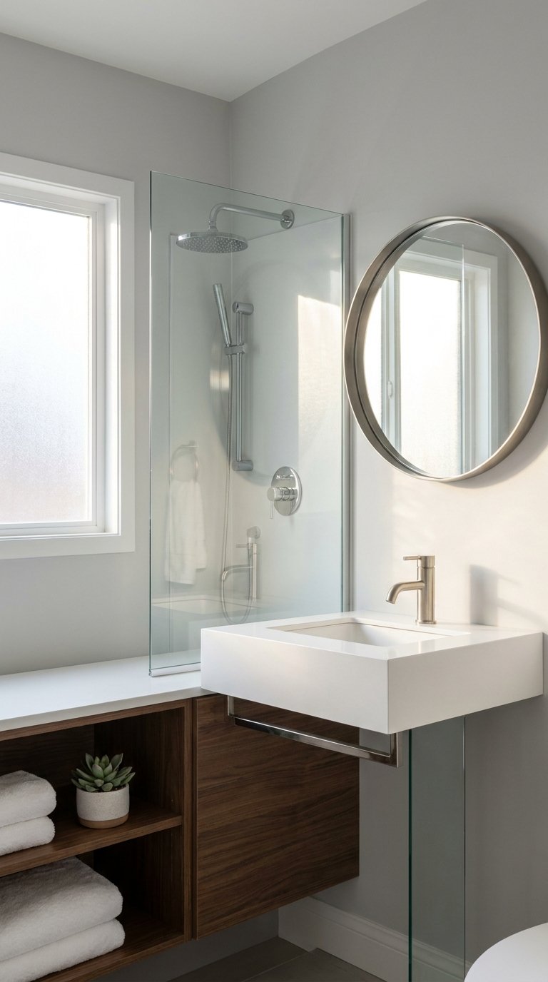 10 Elegant Small Grey Bathroom Ideas That Feel Calm and Modern