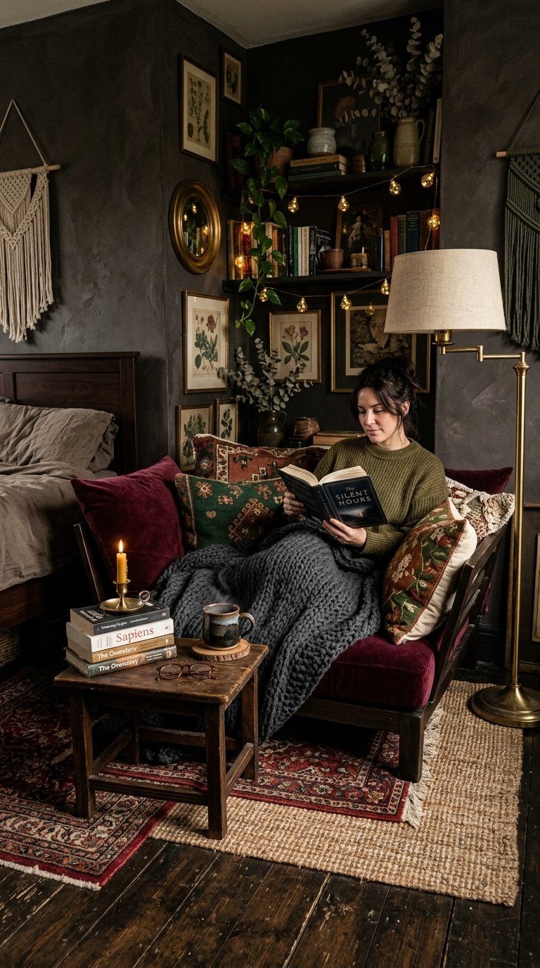 10 Dark Boho Bedroom Ideas for Bold Dramatic Style