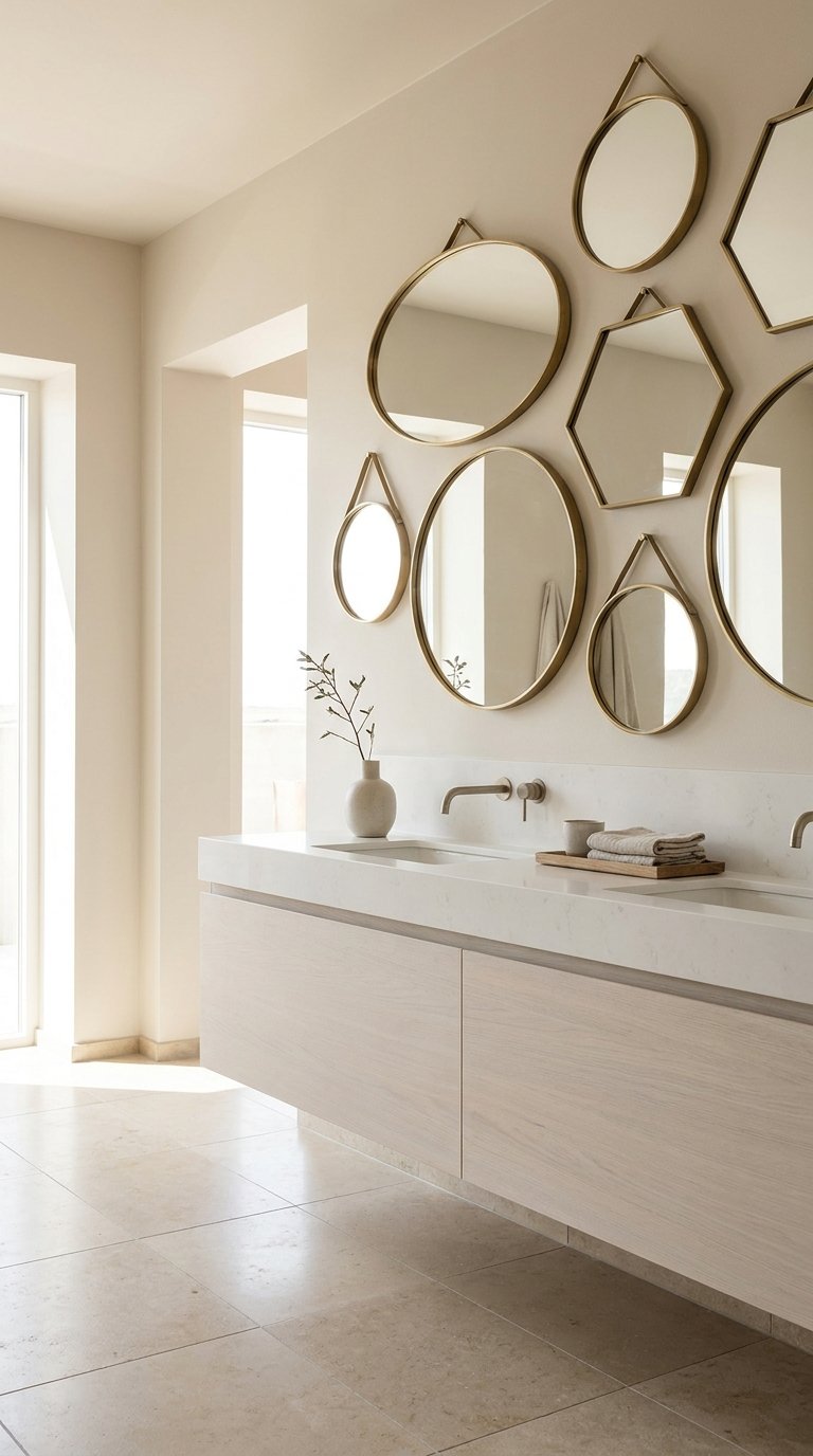 10 Beautiful Small Bathroom Mirror Ideas That Add Light and Space
