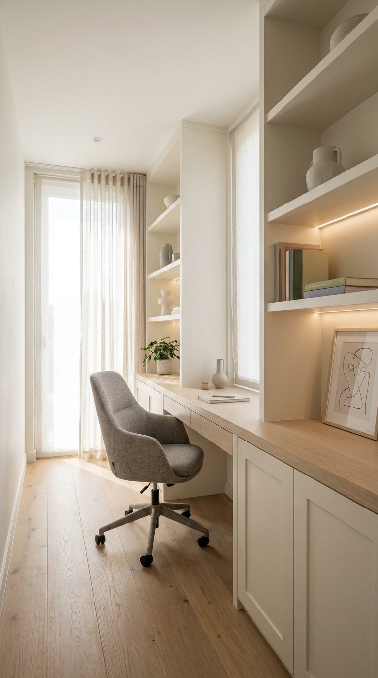 10 Narrow Home Office Ideas That Make Every Inch Count