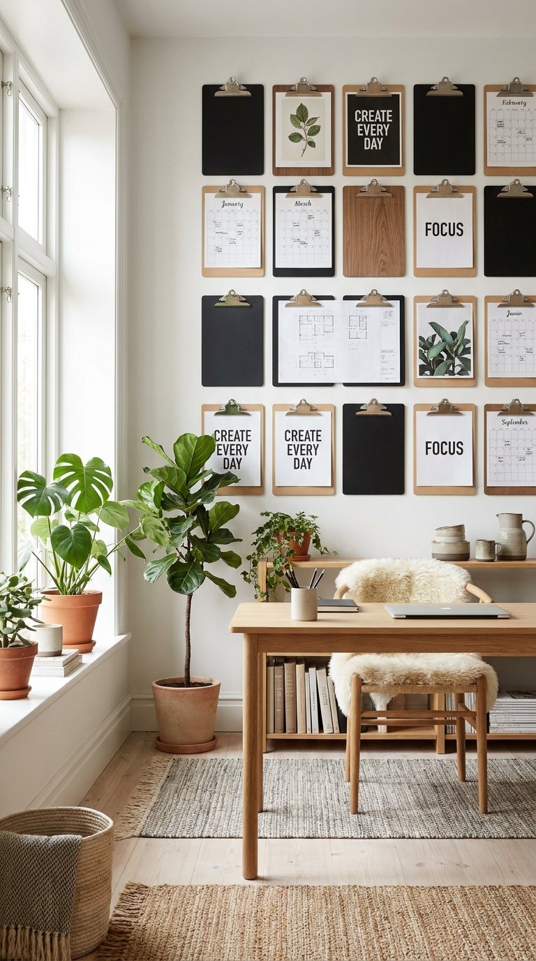 10 Stylish Home Office Notice Board Ideas for Creative Planning