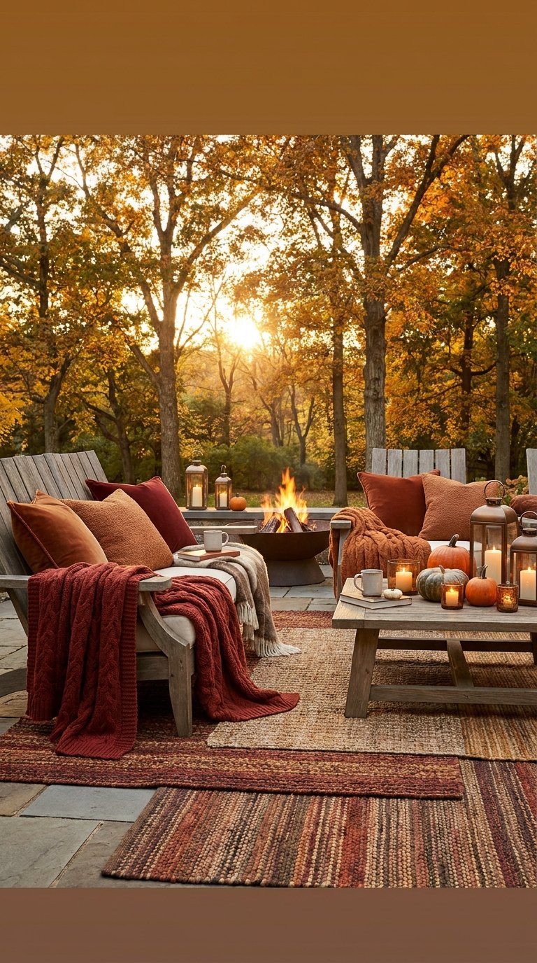 11 Autumn Fall Patio Decor Ideas for Autumn Warmth