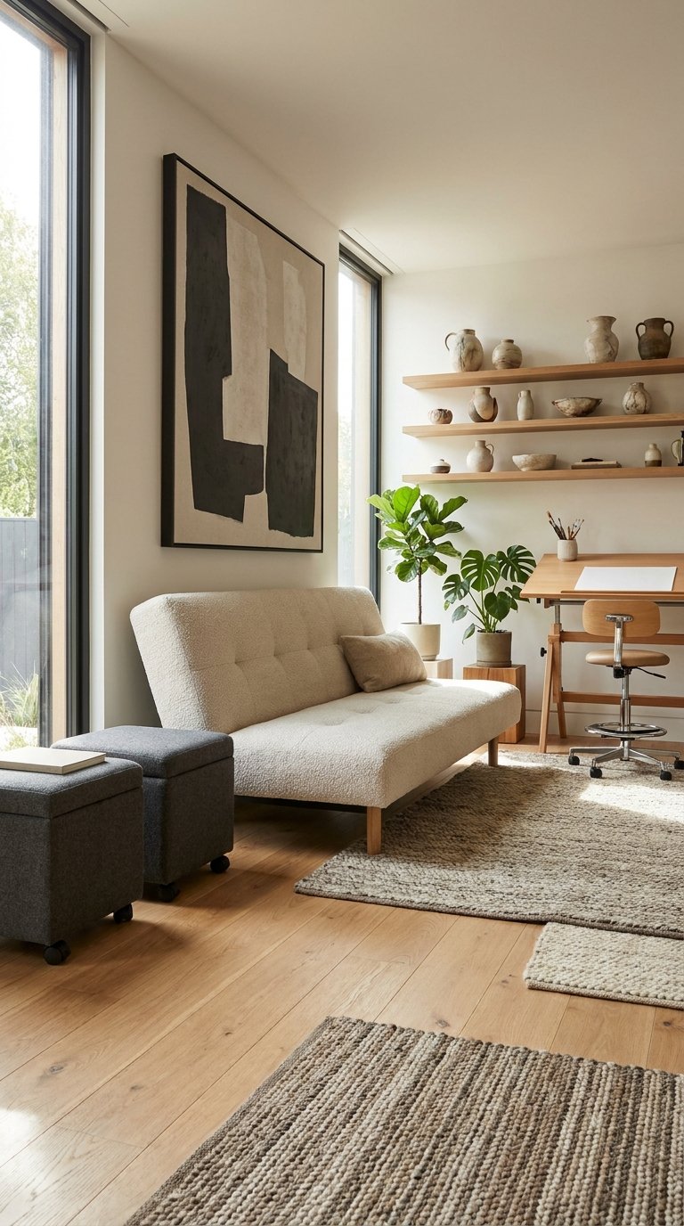 11 Functional Home Office With Futon Ideas for Flexible Living