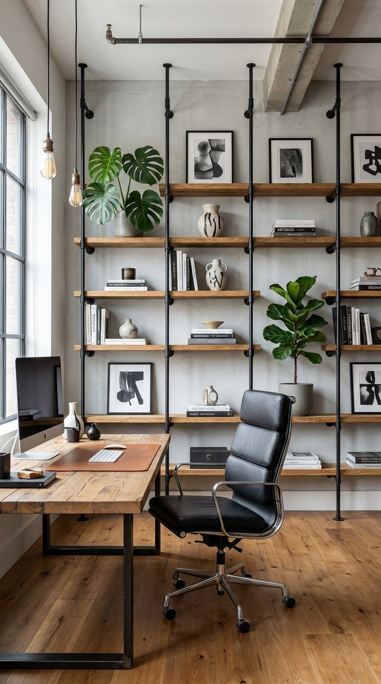 10 Unique Home Office Feature Wall Ideas You’ll Love