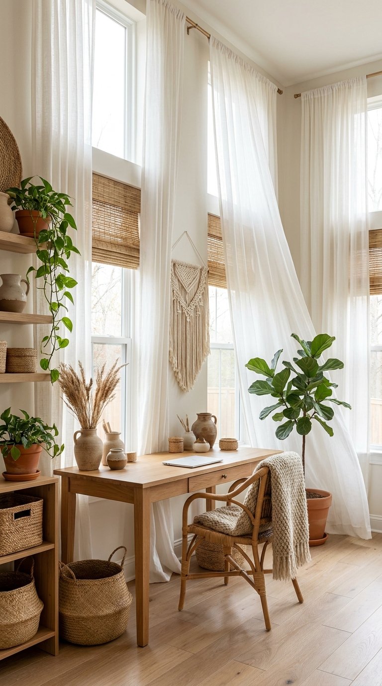 10 Boho Home Office Ideas Full of Personality and Charm