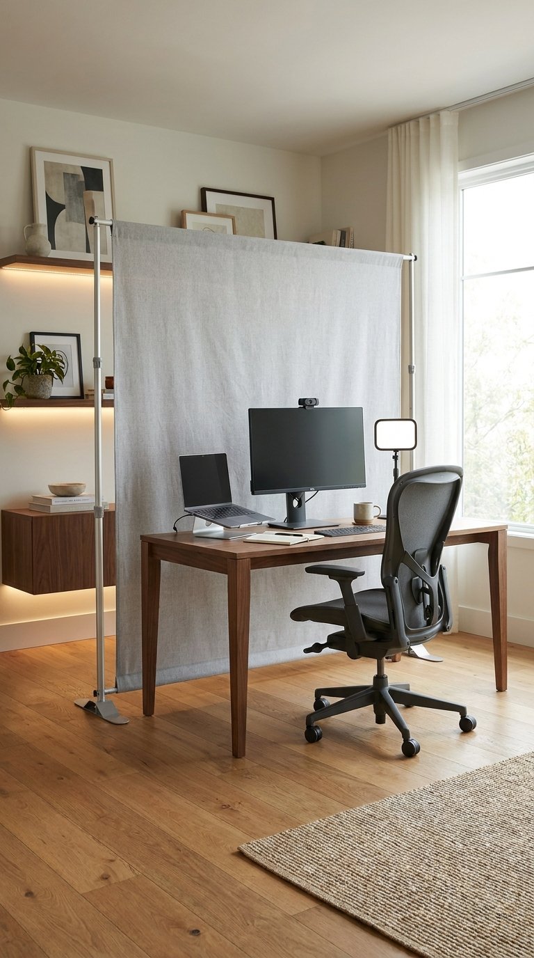 10 Simple Home Office Background Ideas for a Professional Look