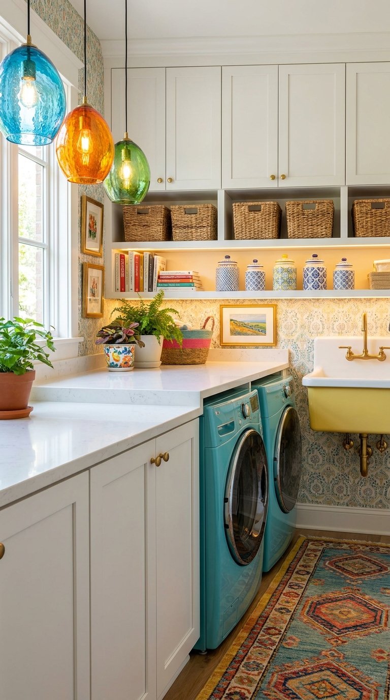 10 Colorful Laundry Room Ideas for Bright, Happy Spaces