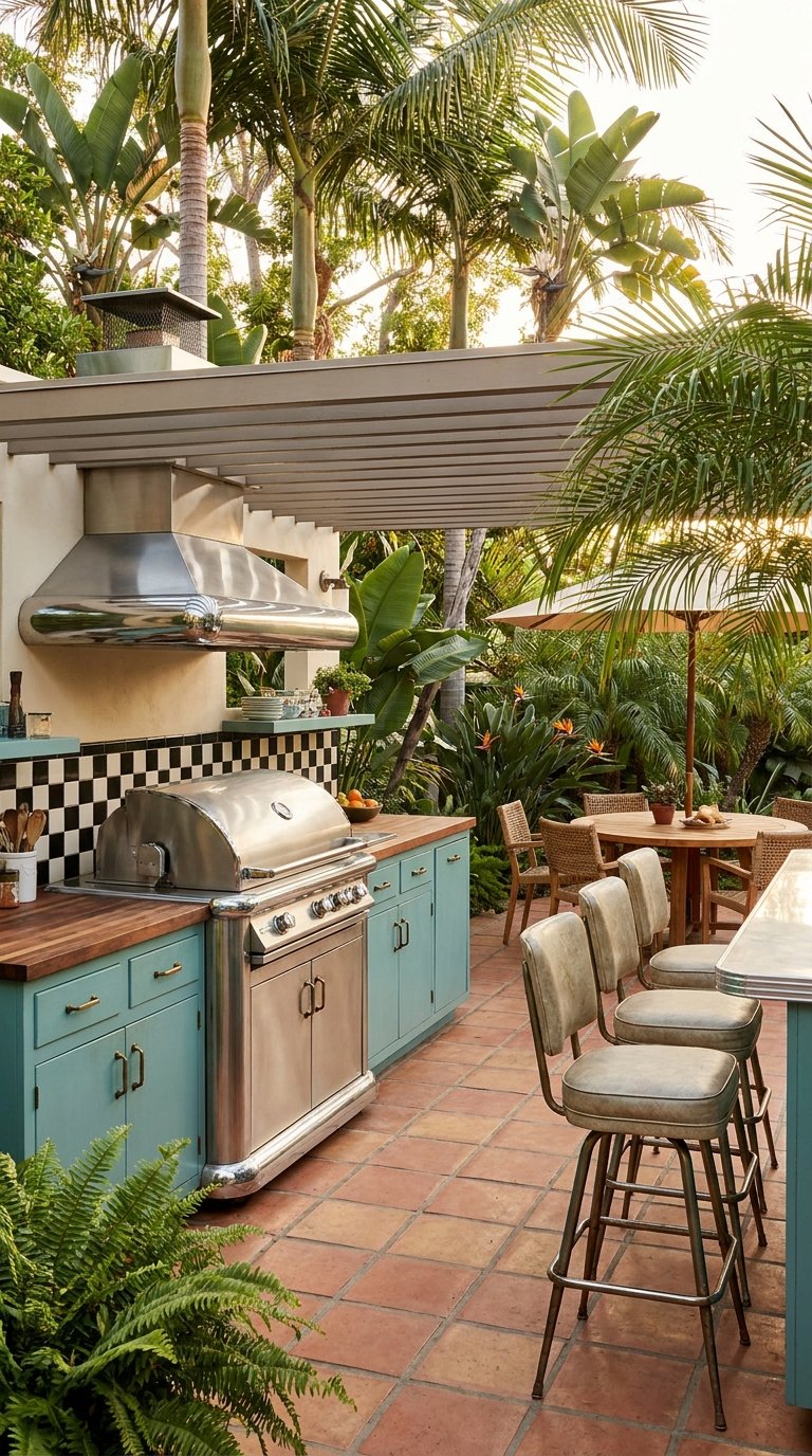 10 Retro Vintage Patio Ideas for Retro Outdoor Charm