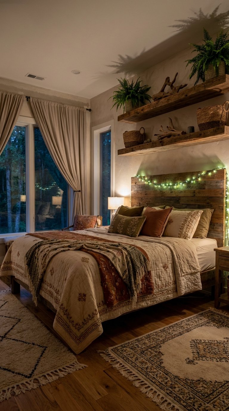 10 Green Boho Bedroom Ideas for Fresh Natural Vibes