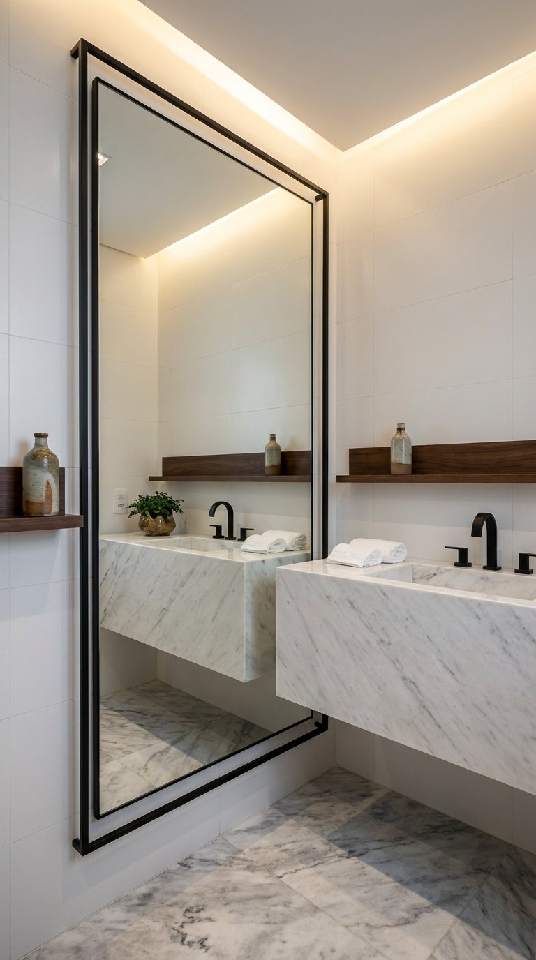 11 Stylish Black and White Small Bathroom Ideas With Timeless Appeal