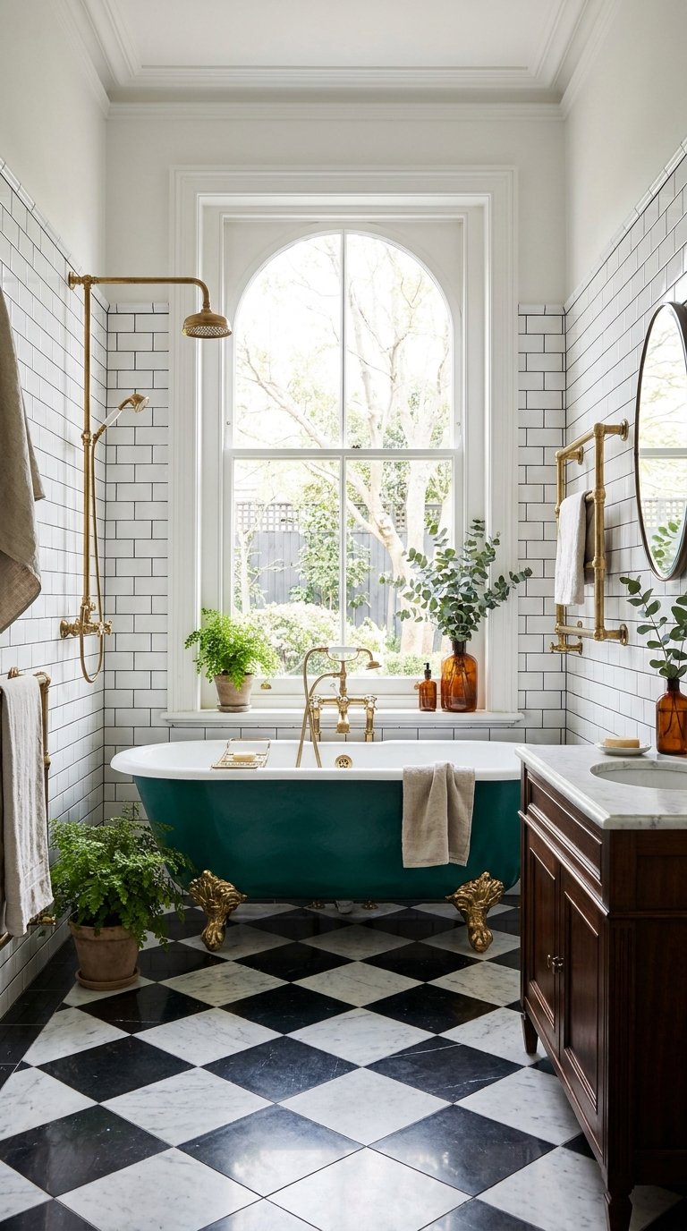 11 Calming Green Bathroom Ideas Inspired by Nature