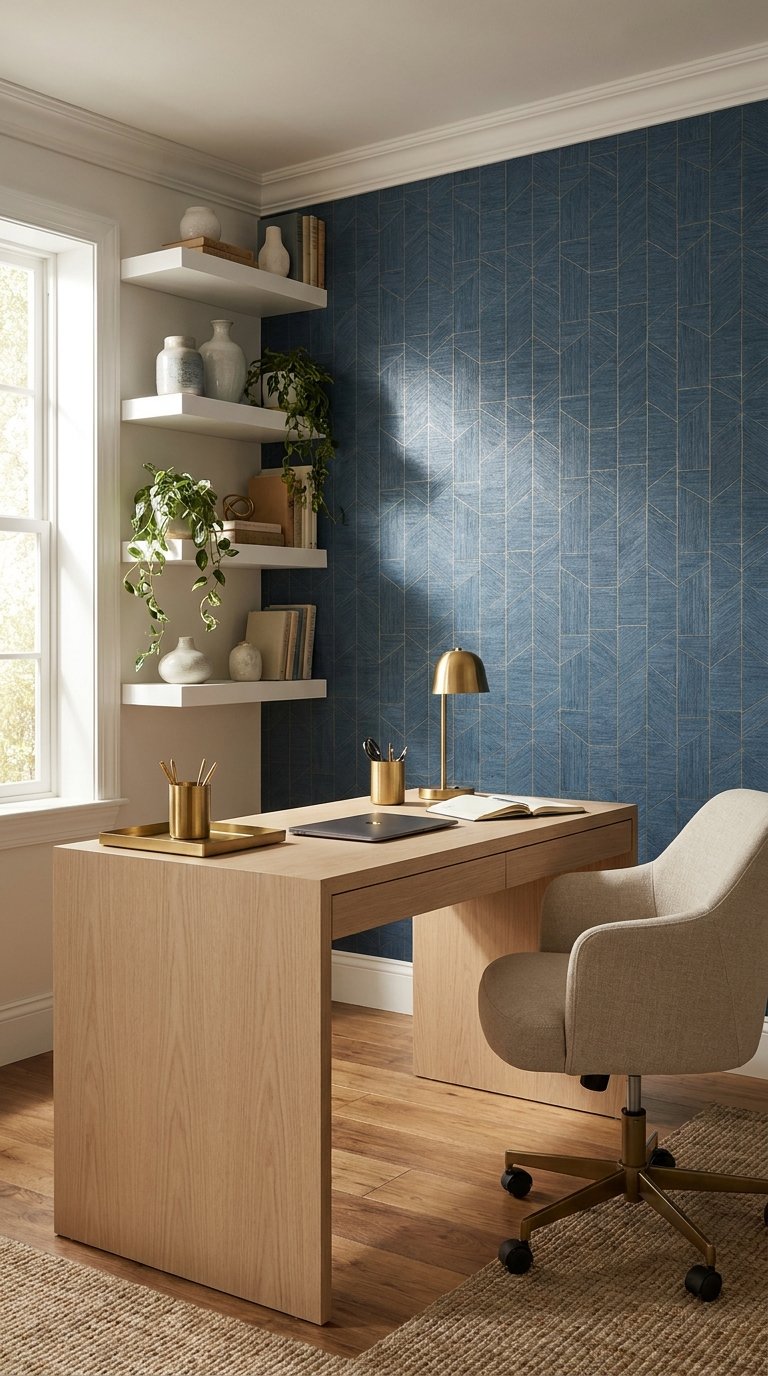 12 Blue Home Office Ideas That Feel Calm and Productive