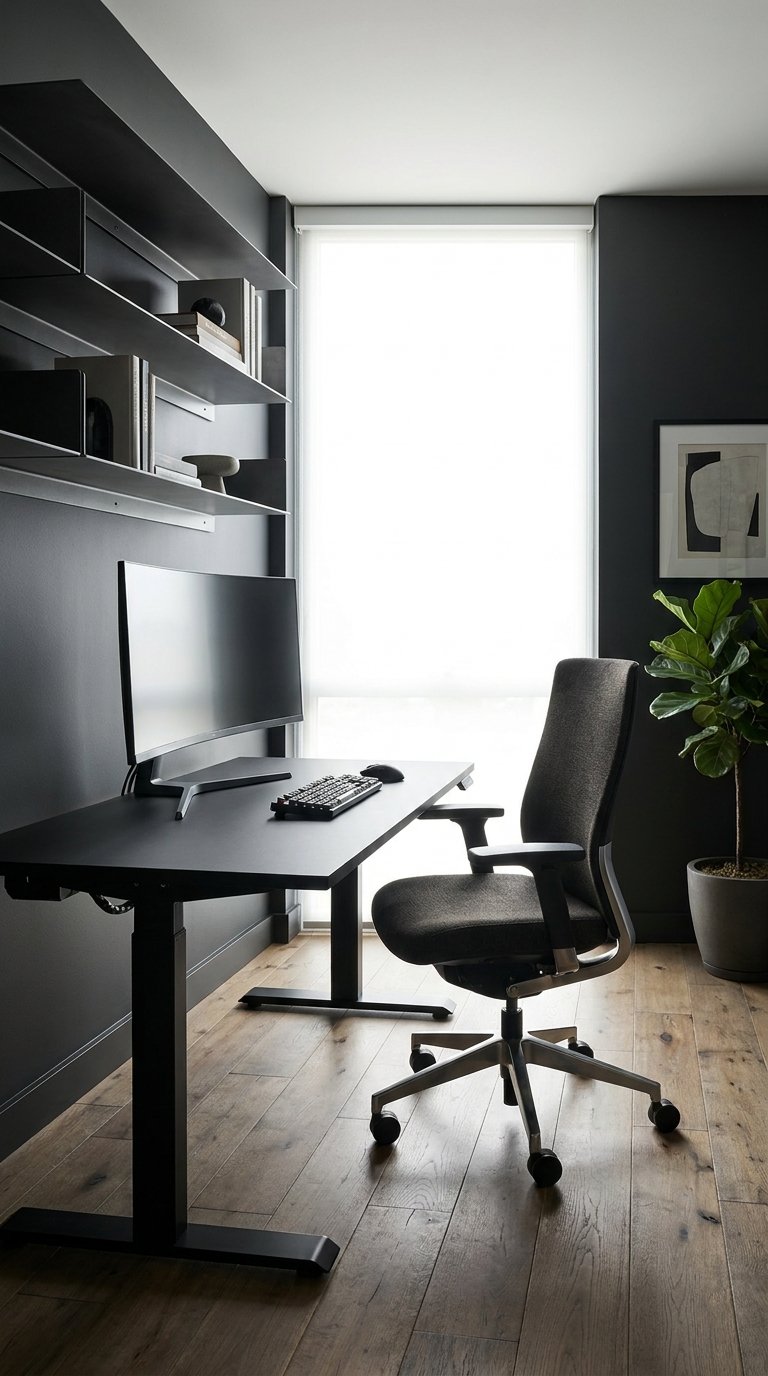 11 Black Home Office Ideas That Feel Bold and Sophisticated