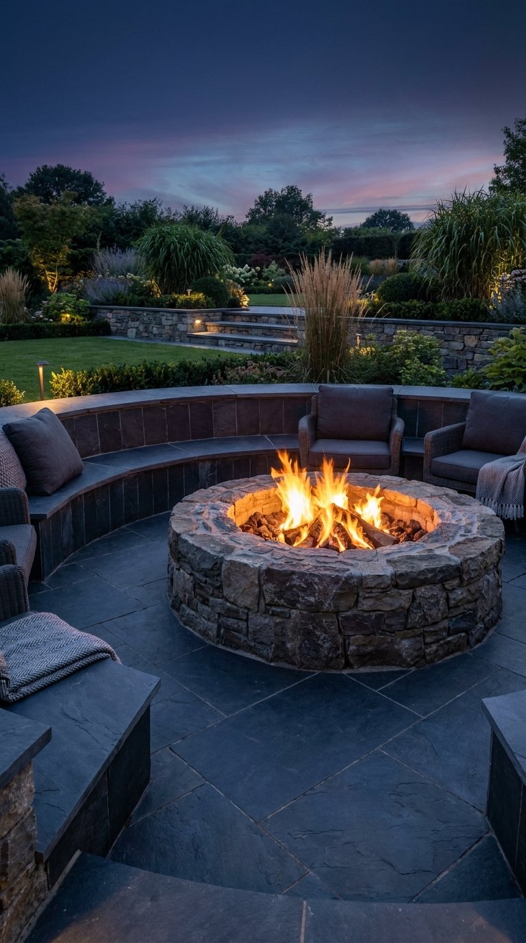 12 Elegant Slate Patio Ideas for Elegant Outdoor Spaces