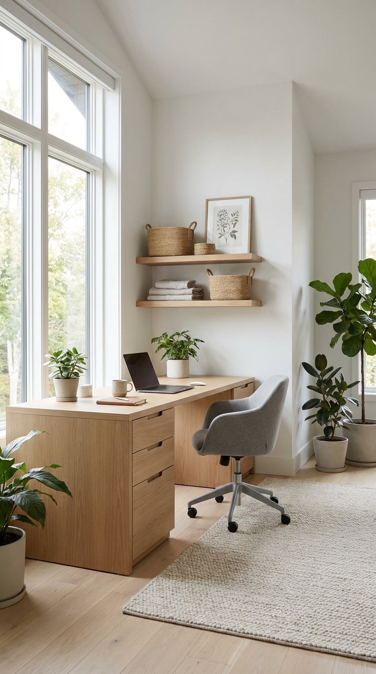 11 Scandinavian Home Office Ideas for Clean and Calm Workspaces