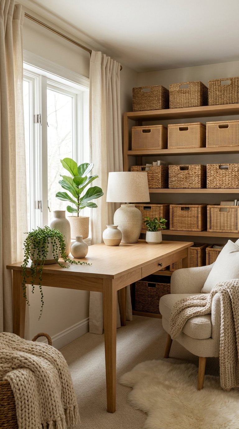 12 Cozy Home Office Ideas That Feel Warm and Inviting