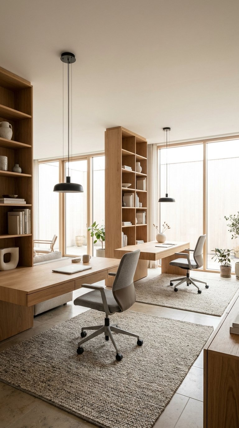 11 Home Office Ideas for Two That Work Beautifully Together
