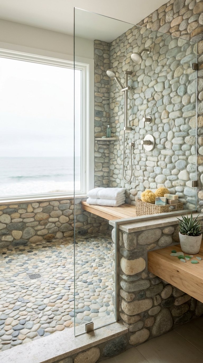 12 Breezy Small Coastal Bathroom Ideas That Feel Like the Beach