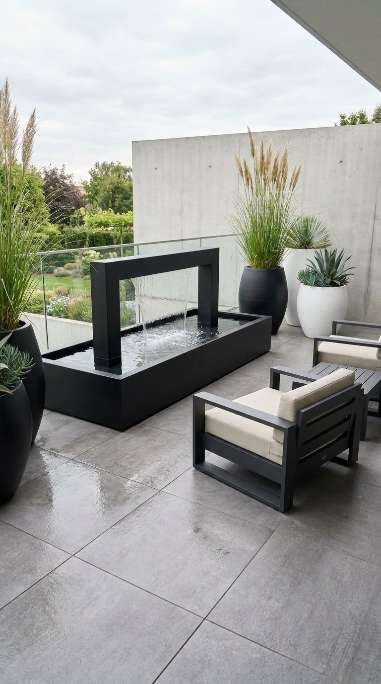 12 Minimalist Black and White Patio Ideas for Clean Minimal Style