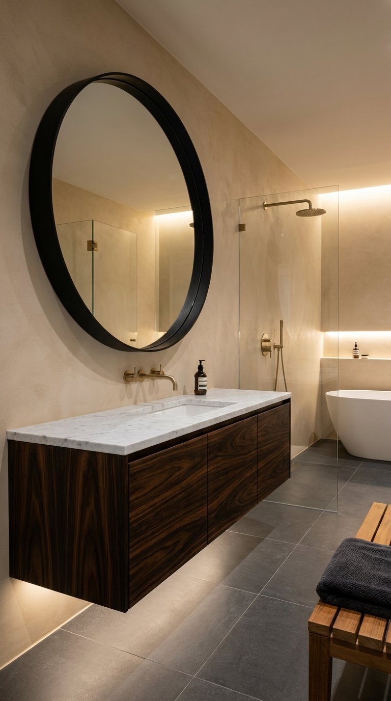 12 Dramatic Dark Bathroom Ideas for a Bold Look