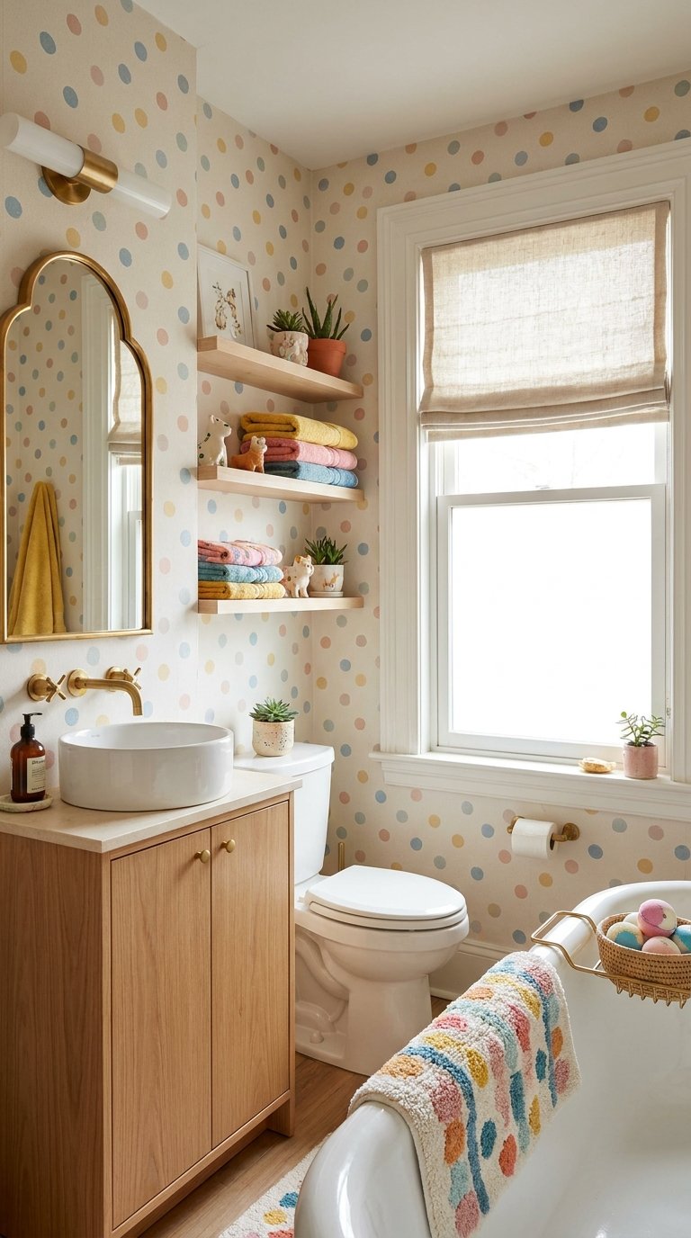 12 Trendy Small Bathroom Wallpaper Ideas for Instant Personality