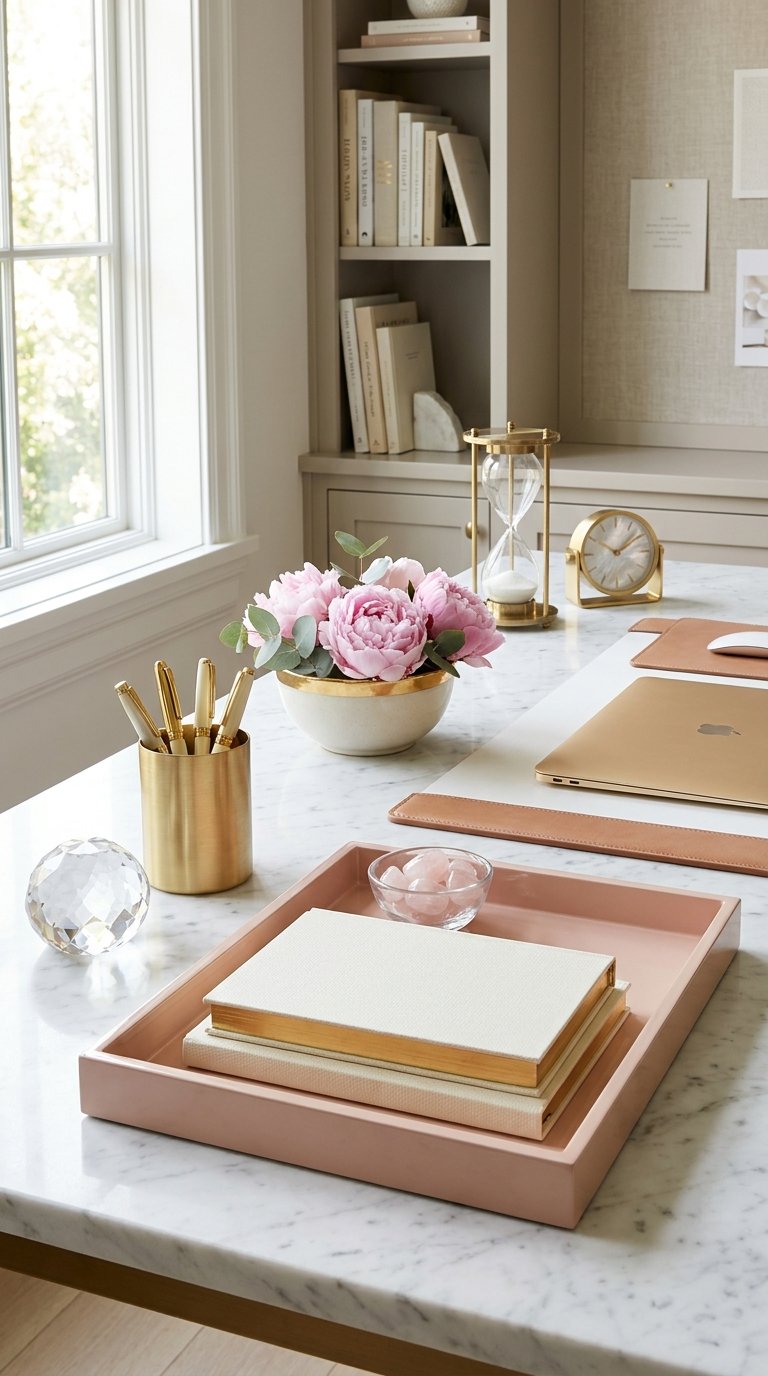 11 Feminine Home Office Ideas That Are Graceful and Chic