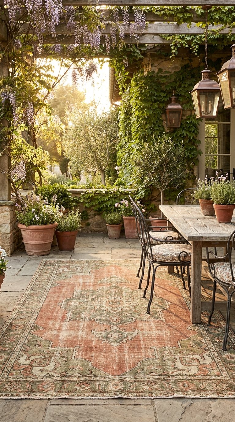 10 Comfortable Outdoor Rugs for Patio Ideas to Add Comfort & Style