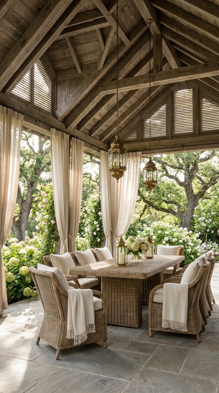 10 Cooling Patio Ceiling Ideas for Style & Cooling