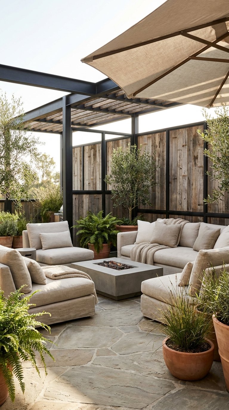 10 Structured Patio Wall Ideas to Add Shape & Structure