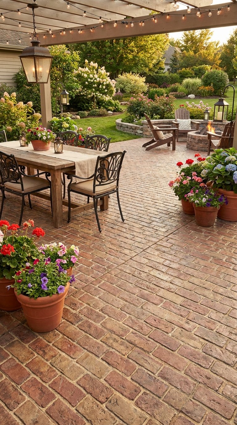 10 Patterned Stamped Concrete Patio Ideas With Unique Patterns