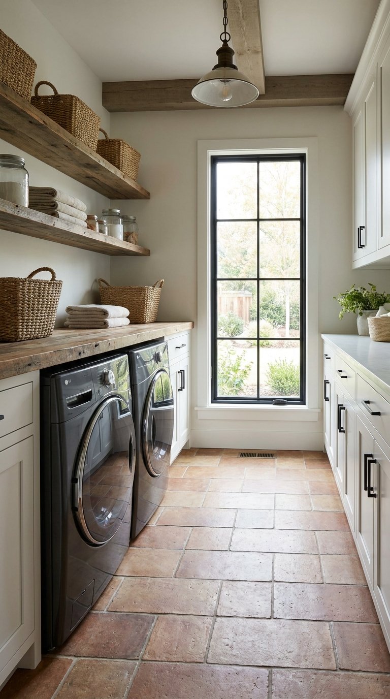10 Laundry Room Floor Ideas for Style & Durability
