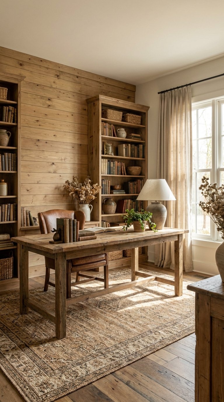 10 Rustic Home Office Ideas That Blend Warmth and Style